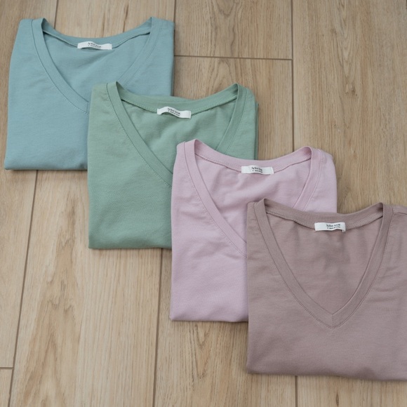 2/$5 Sale - Half Sleeve Spandex Tee - Pink - Picture 13 of 13